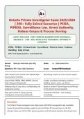 Ontario Private Investigator Exam Practice Test Bank 300 Questions and Answers with Rationales Latest 2026 Graded A&plus; Verified Solutions PSISA PIPEDA