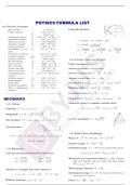 Class 10 Physics & Math Formula Sheet - Last Minute Board Revision Guide PDF