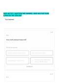 NURS 460 TEST 1 QUESTIONS AND ANSWERS &vert; NURS 460 STUDY GUIDE & PRACTICE TEST 2026&sol;2027