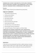 HONDROS NUR 212 EXAM 3 EXAM PRACTICE &vert; STUDY GUIDE &vert; TESTBANK &vert;&NewLine;PRACTICE QUESTIONS & ANSWERS &vert; EXAM PREPARATION &vert; LATEST UPDATE&NewLine;2026&sol;2027 &vert; ADVANCED REVIEW &vert; COMPREHENSIVE PRACTICE EXAM