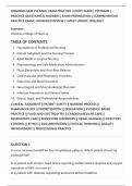 HONDROS NUR 212 FINAL EXAM PRACTICE &vert; STUDY GUIDE &vert; TESTBANK &vert;&NewLine;PRACTICE QUESTIONS & ANSWERS &vert; EXAM PREPARATION &vert; COMPREHENSIVE&NewLine;PRACTICE EXAM &vert; ADVANCED REVIEW &vert; LATEST UPDATE 2026&sol;2027