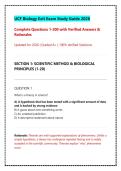 UCF Biology Exit Exam Study Guide &vert; Complete Practice Questions & Verified Answers &lpar;2026&ndash;2027 University of Central Florida&rpar;