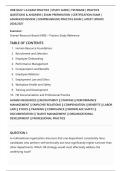 HRB QUIZ 1&ndash;6 EXAM PRACTICE &vert; STUDY GUIDE &vert; TESTBANK &vert; PRACTICE&NewLine;QUESTIONS & ANSWERS &vert; EXAM PREPARATION &vert; CERTIFICATION EXAM &vert;&NewLine;ADVANCED REVIEW &vert; COMPREHENSIVE PRACTICE EXAM &vert; LATEST UPDATE&NewLine;2026&sol;2027