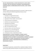 LDR 302S ORGANIZATIONAL CULTURE EXAM PRACTICE &vert; STUDY GUIDE &vert;&NewLine;TESTBANK &vert; PRACTICE QUESTIONS & ANSWERS &vert; EXAM PREPARATION &vert;&NewLine;ADVANCED REVIEW &vert; COMPREHENSIVE PRACTICE EXAM &vert; LATEST UPDATE&NewLine;2026&sol;2027