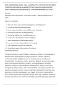 MHIC CONTRACTOR LICENSE FINAL EXAM PRACTICE &vert; STUDY GUIDE &vert; TESTBANK&NewLine;&vert; PRACTICE QUESTIONS & ANSWERS &vert; CERTIFICATION EXAM PREPARATION &vert;&NewLine;LATEST UPDATE 2026&sol;2027 &vert; ADVANCED COMPREHENSIVE PRACTICE EXAM
