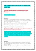NYC Supervisor I &lpar;Social Services&rpar; Exam Study Guide 2026 &vert; Complete Practice Questions & Verified Answers &lpar;DCAS Civil Service&rpar;