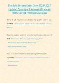 LA Life Insurance Series 101 Exam &lpar;New 2026&sol; 2027 Update&rpar; Questions & Answers &lbrace;Grade A&rcub; 100&percnt; Correct &lpar;Verified Solutions&rpar;