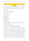 Alpha Phi Alpha Test Questions with Correct&NewLine;Answers