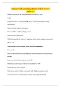 Ammo 64 Exam Questions with Correct&NewLine;Answers
