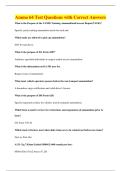 Ammo 64 Test Questions with Correct Answers