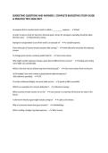 BUDGETING QUESTIONS AND ANSWERS &vert; COMPLETE BUDGETING STUDY GUIDE & PRACTICE TEST 2026&sol;2027