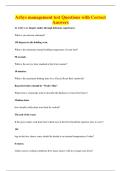 Arbys management test Questions with Correct&NewLine;Answers
