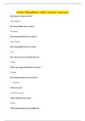 Arbys Questions with Correct Answers