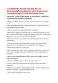ATI Fundamentals Proctored Exam 2026&ndash;2027&colon; 100 Comprehensive Practice Questions with Verified Answers & Detailed Rationales &lpar;NCLEX-RN & NGN Review Guide&rpar;
