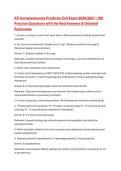ATI Comprehensive Predictor Exit Exam 2026&sol;2027 &vert; 100 Practice Questions with Verified Answers & Detailed Rationales