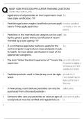 NJDEP Core Pesticide Applicator Exam Study Guide &sol; Score 100&percnt; &sol; New Version 2025-2026 Update &sol; NJ Pesticide Certification Test Prep&NewLine;&NewLine;