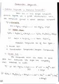 Class notes Chemistry  