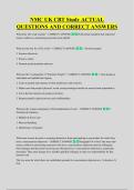 NMC UK CBT Study ACTUAL &NewLine;QUESTIONS AND CORRECT ANSWERS