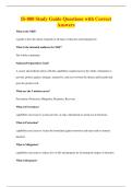 IS-800 Study Guide Questions with Correct&NewLine;Answers