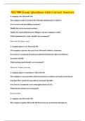 MS-900 Exam Questions with Correct Answers