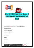 NUR 280 EXAM COMPLETE PACKAGE DEAL