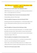 NM 704 test 1 &lpar;module 1 and 2&rpar; Questions with&NewLine;Correct Answers