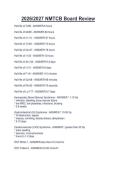 Package deal for NMTCB  NMTCB Complete Exam Practice Questions With Correct Answers 2026&sol;2027