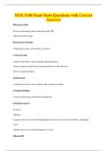 NUR 1140 Final Meds Questions with Correct&NewLine;Answers