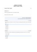 CHEM133 Week 2 Lesson 1 Quiz Questions and Correct Answers &vert; 2026 Updated