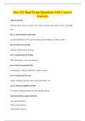 Nur 221 final Exam Questions with Correct&NewLine;Answers