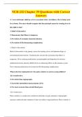 NUR 232 Chapter 39 Questions with Correct&NewLine;Answers