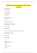 NURS 611 exam 1 Questions with Correct&NewLine;Answers