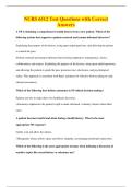 NURS 6512 Test Questions with Correct&NewLine;Answers