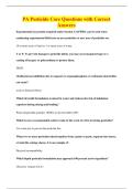 PA Pesticide Core Questions with Correct&NewLine;Answers