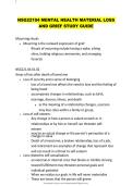NSG22104 MENTAL HEALTH MATERIAL LOSS AND GRIEF STUDY GUIDE 
