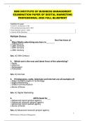 IIBM INSTITUTE OF BUSINESS MANAGEMENT EXAMINATION