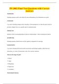 PN 2002 Final Test Questions with Correct&NewLine;Answers