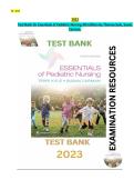 Test bank For Essentials Of Pediatric Nursing 4th Edition by Theresa Kyle&comma; Susan Carmen&comma; All Chapters 1 - 29&comma; Complete With Questions And Answers Latest Version 2026
