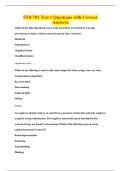 SY0-701 Test 1 Questions with Correct&NewLine;Answers