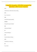 CompTIA Security&plus; SY0-701 Acronym List&NewLine;Questions with Correct Answers