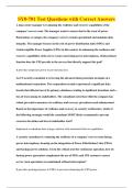 SY0-701 Test Questions with Correct Answers