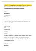 SY0-701 Exam Questions with Correct Answers