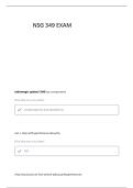 NSG 349 ANTIHYPERTENSIVES GENERAL INFO FOR EXAM 5 LATEST UPDATE 