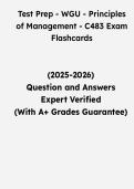 BCBA Exam &vert; Questions & Verified Answers &vert; Comprehensive Board Certified Behavior Analyst Certification Exam Review Study Guide PDF &vert; 2026