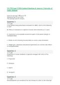 NU 578 Exam 2&vert; 2026 Updated Questions & Answers &vert; University of&NewLine;South Alabama