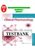 Test Bank Complete for Roach&rsquo;s Introductory Clinical Pharmacology 11th Edition 2024&NewLine;