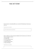 NSG 367- EXAM 2 &lpar;AEDS&rpar; NEWEST WITH QUESTIONS AND ANSWERS 2026&sol;2027&vert;GRADED A&plus;
