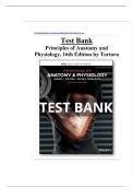 TEST BANK For Principles of Anatomy and Physiology&comma; 16th Edition by Gerard J&period; Tortora&comma; Verified&period;&vert;&vert; Chapters 1 - 29&vert;&vert;COMPREHENSIVE TEST BANK &sol;LATEST &comma;UPDATED EDITION&period;2026