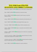 WGU D268 Exam UPDATED &NewLine;QUESTIONS AND CORRECT ANSWERS