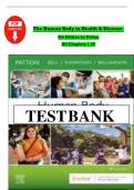The Human Body in Health & Disease 8th Edition Kevin Patton Test Bank All Chapters &lpar;1-25&rpar; &vert;A&plus; ULTIMATE GUIDE 2025&NewLine;